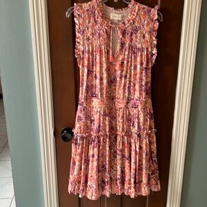 Dear John Melodie in the Garden Dress in Pink Floral Size Medium